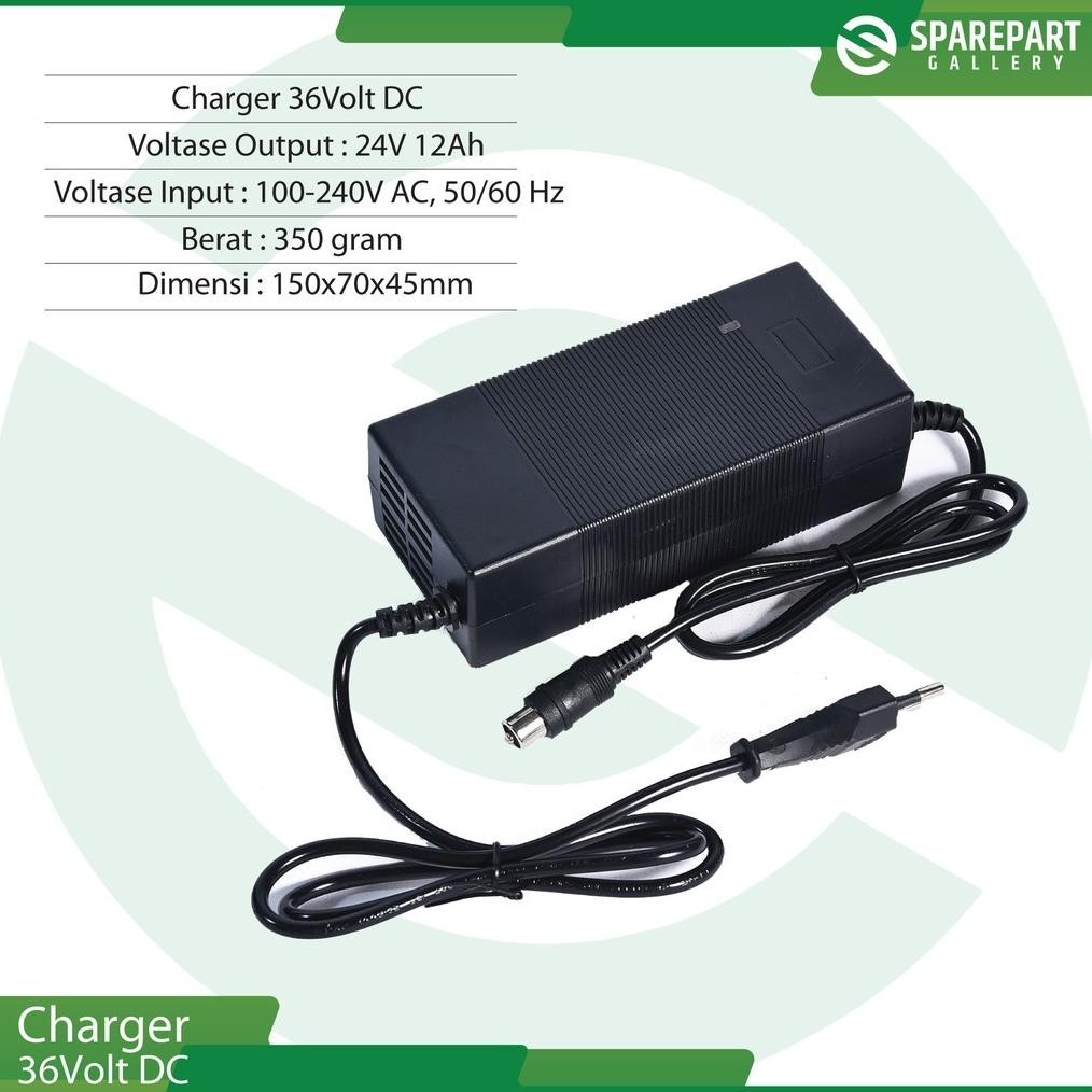 Sparepart Charger sepeda listrik 36Volt DC Mr.Jackie EB904&EB906