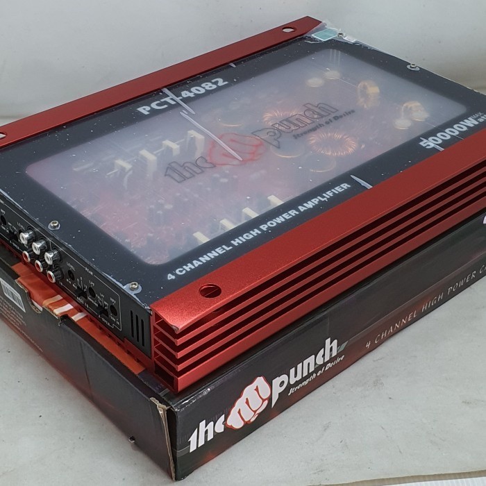 FREE ONGKIR POWER AMPLIFIER THE PUNCH PCT-4082 4-CHANNEL FREE ONGKIR