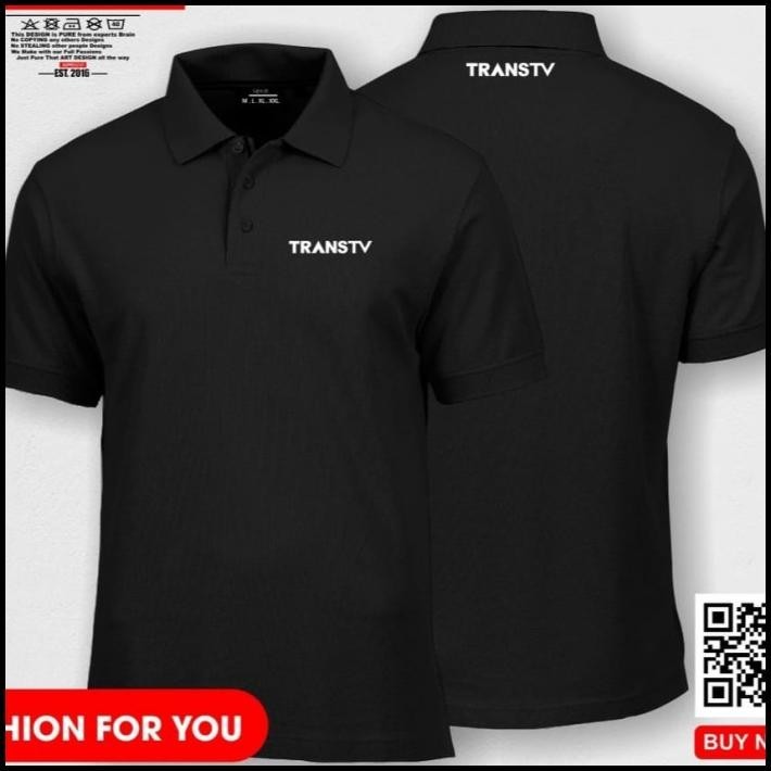 Kaos Trans Tv Baju Trans Tv Polo Shirt Trans Tv Kaos Kerah Trans Tv