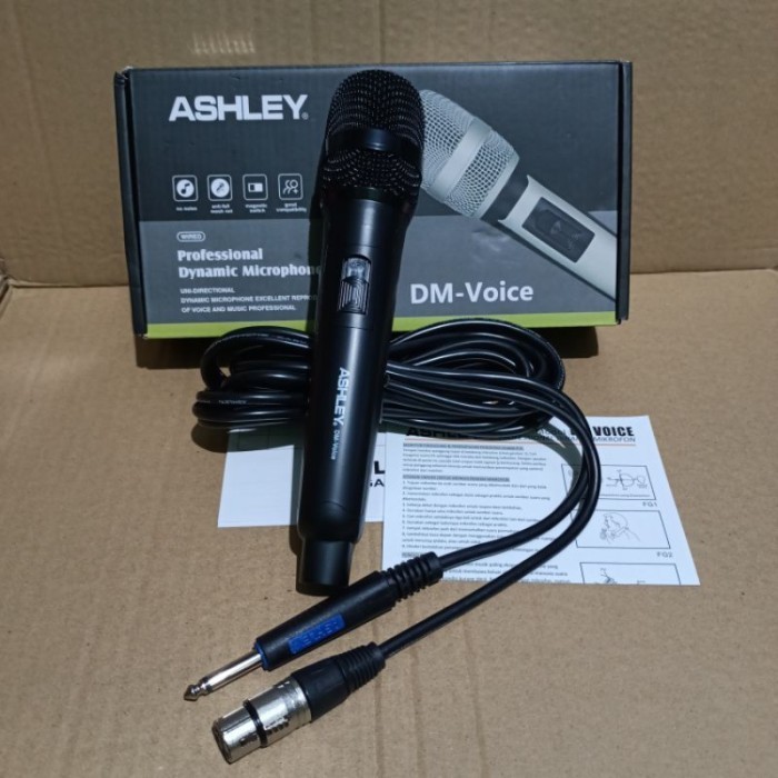 mic kabel Ashley DM Voice mikrofon Ashley