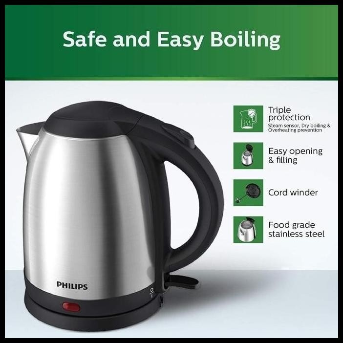 KETTLE LISTRIK PHILIPS TEKO LISTRIK PEMANAS AIR PHILIPS 1.8L