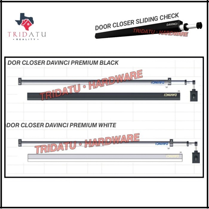 Door Closer Sliding/Penutup Pintu Otomatis Pintu Geser Sliding Check