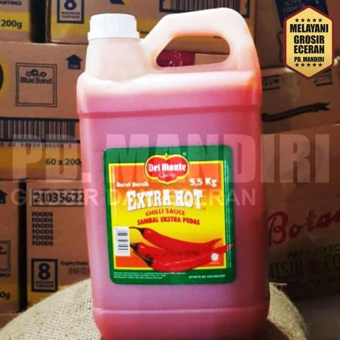 

Delmonte 5,5Kg Extra Hot / Del Monte / 5,5 Kg / Sambal Pedas