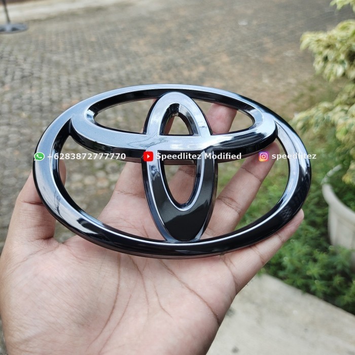 Logo Toyota Fortuner Depan Black Chrome - Logo Vrz Depan Black Chrome