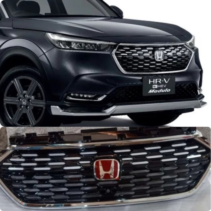 Front Grill All New Hrv 2022 - Up Otoproject Cover Grill Depan