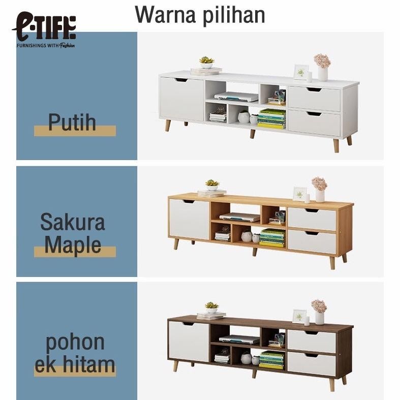 DFG Dream Home Furniture Rak TV / Meja TV Minimalis Modern Nordic / Lemari TV TERLARIS