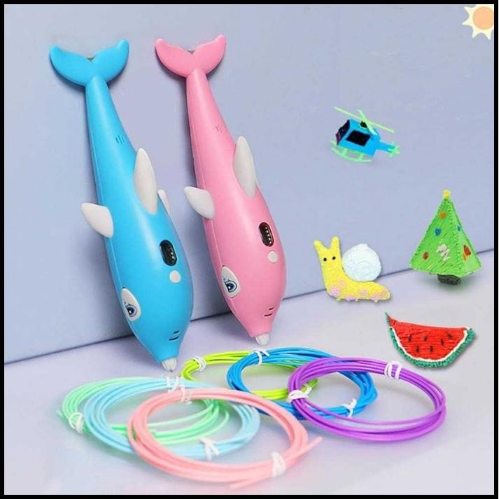 

TERBARU 3D PEN WIRELESS DOLPHIN REFILL FILAMEN 1.75MM SUHU RENDAH DIY !!!!!!!