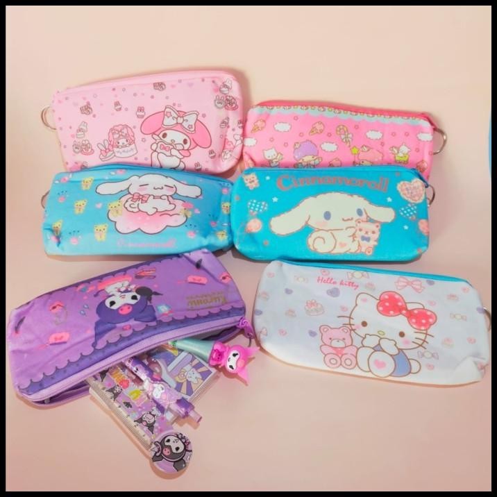 

GRATIS ONGKIR KOTAK PENSIL - TEMPAT PENSIL MOTIF ANIMAL SANRIO / POUCH SANRIO MOMO !!!!