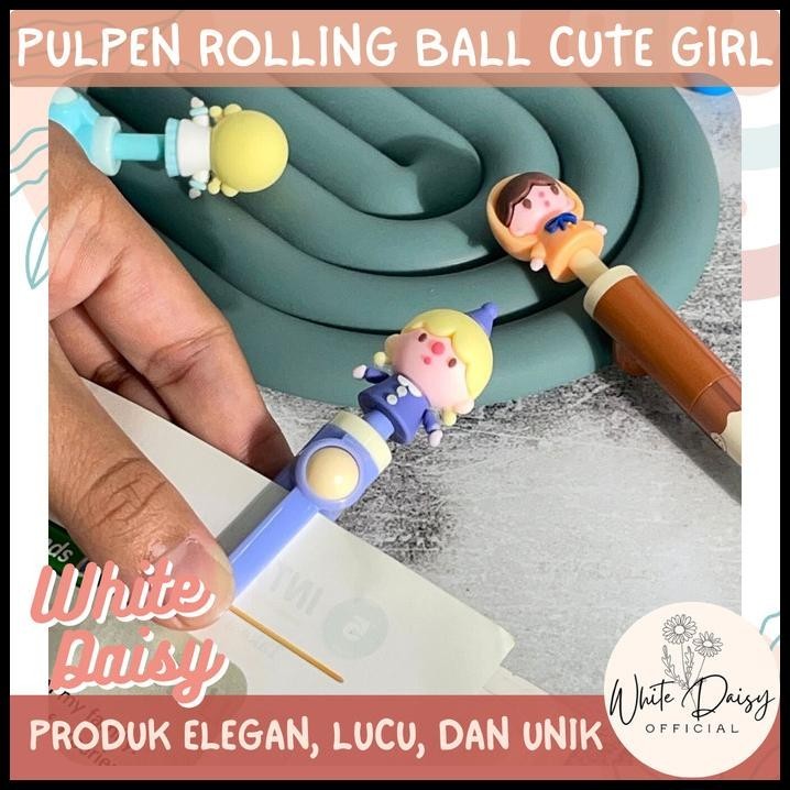 

BEST DEAL PULPEN ROLLING BALL CUTE GIRL PREMIUM PENA BOLA PUTAR SATUAN LUSINAN !!!
