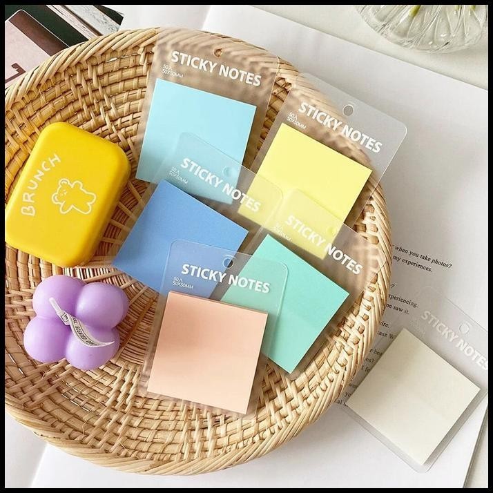 

DISKON TRANSPARENT PET STICKY NOTE 50 SHEET !!!
