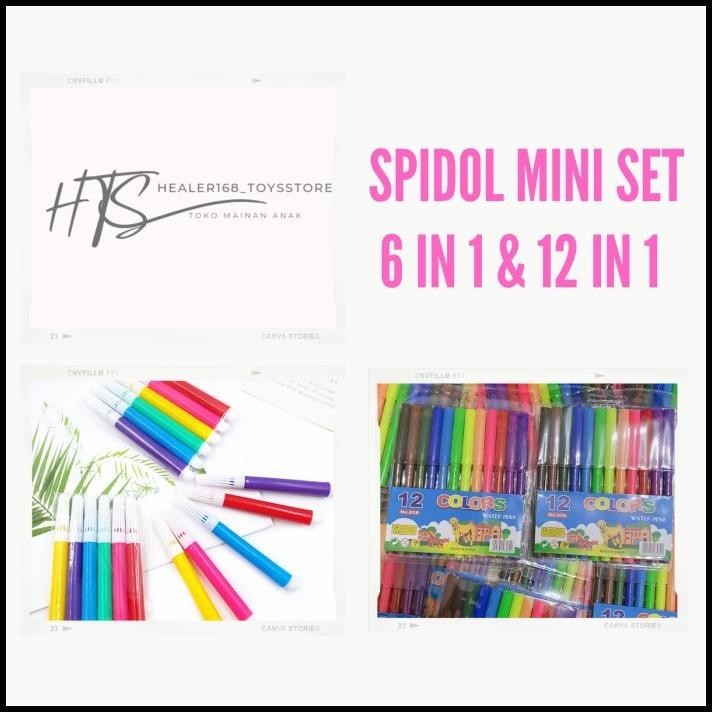 

BEST DEAL SPIDOL MINI SET 6 WARNA & 12 WARNA / ALAT TULIS !!!!!!!