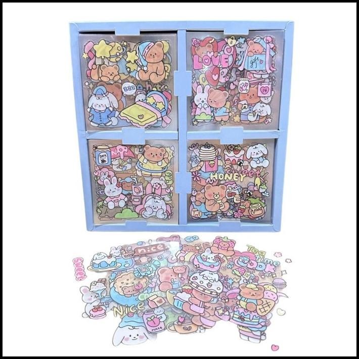 

HOT DEAL 100 PCS STIKER MOTIF BERUANG EXPLORER KARTUN LUCU ANTI AIR BAHAN PET !!!