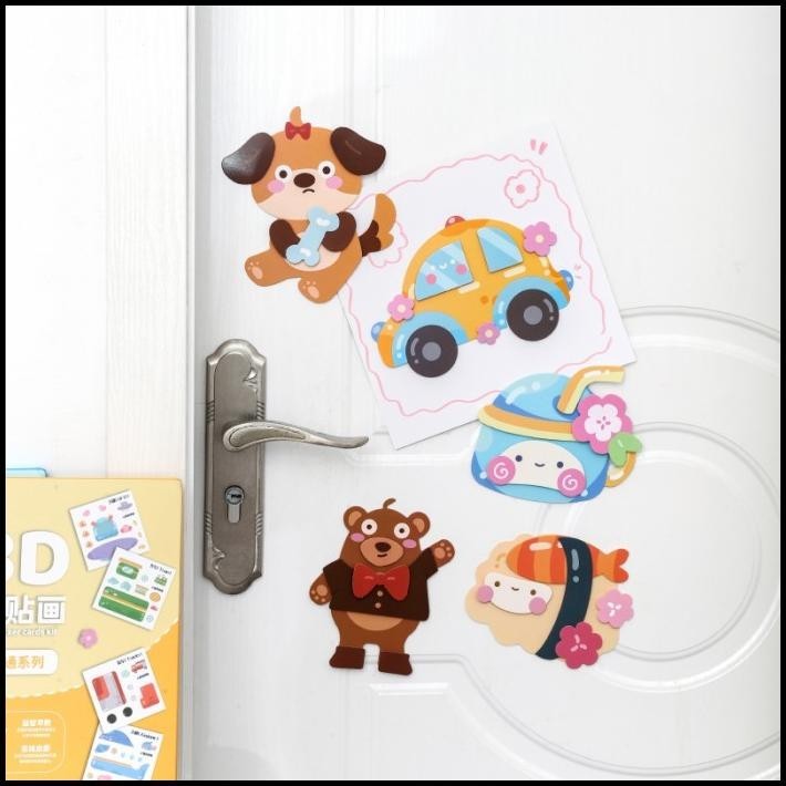

GRATIS ONGKIR CHILDREN STICKER TOYS MAINAN PUZZLE STICKER 3D DIY STICKER PROJECT SET !!!!!!!