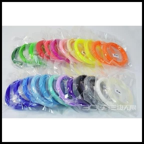 

BEST DEAL FILAMEN PLA 3D MAGIC DOODLER 3 WARNA X 1 METER !!!!