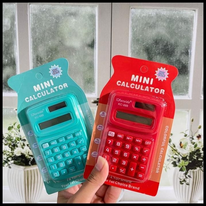 

DISKON MINI CALCULATOR KARUIDA KC-888 READY 4 WARNA MURAH !