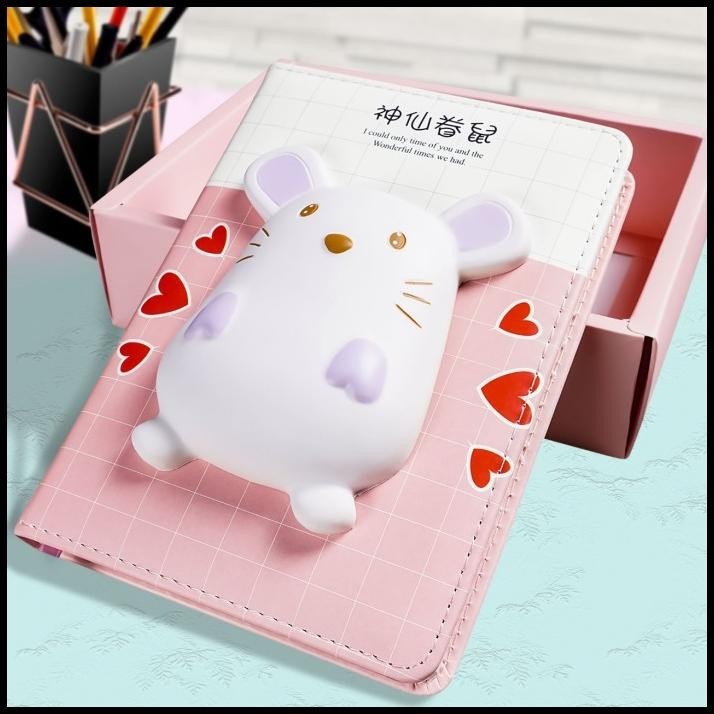 

DISKON NOTEBOOK SQUISHY DIARY LUCU / AGENDA JURNAL PLANNER / BUKU TULIS MOUSE !!!!!!!