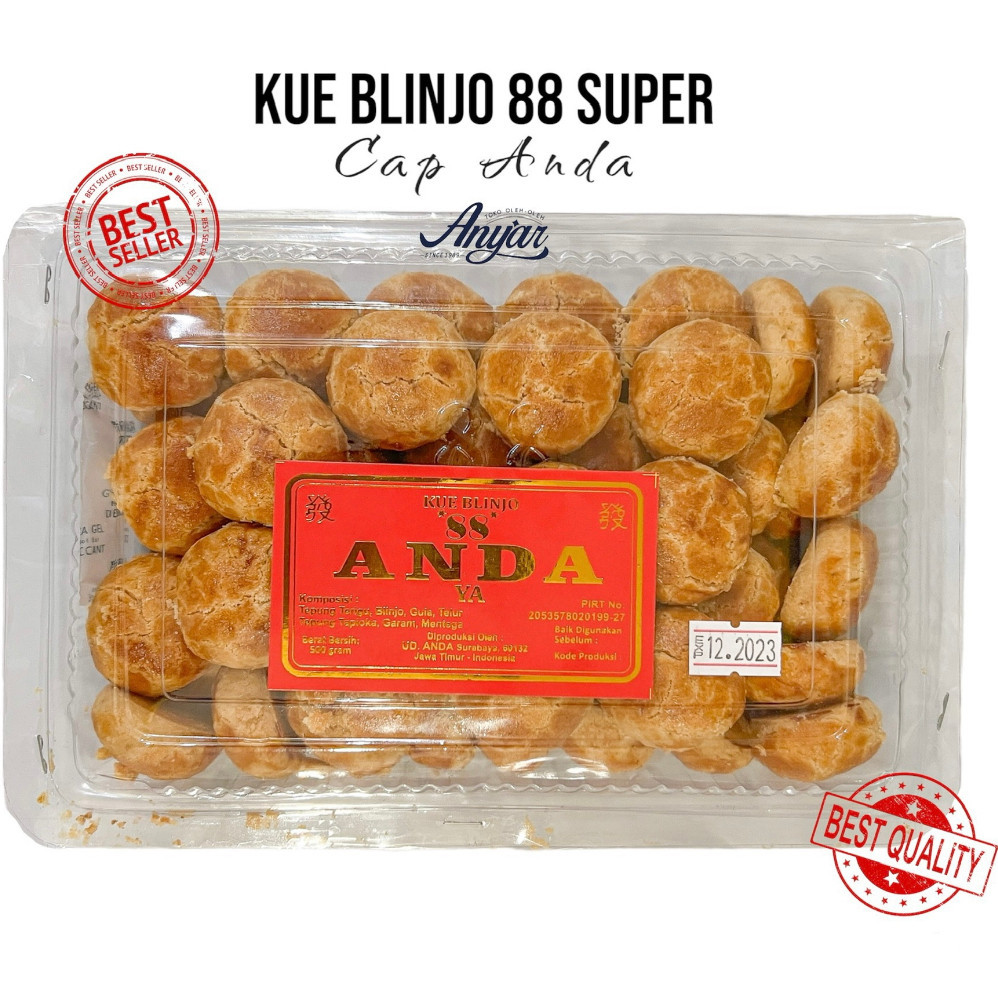 

Kue Blinjo 88 Super Cap Anda @500gr