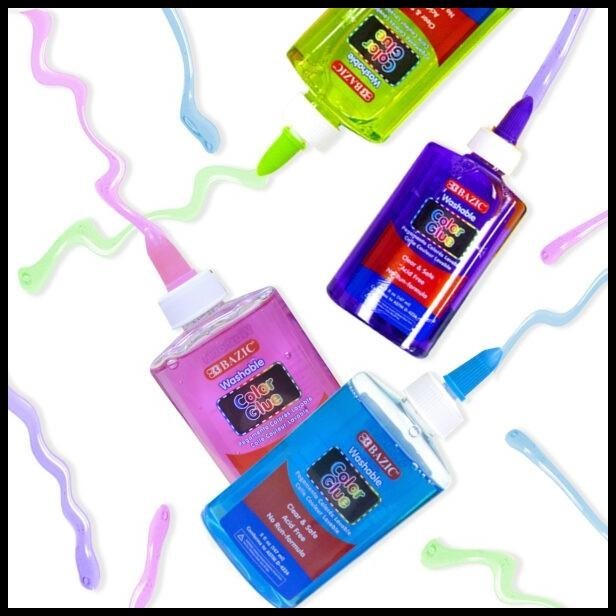 

DISKON BAZIC WASHABLE CLEAR COLOR SCHOOL GLUE 147ML LEM CAIR 2046 !!!!!