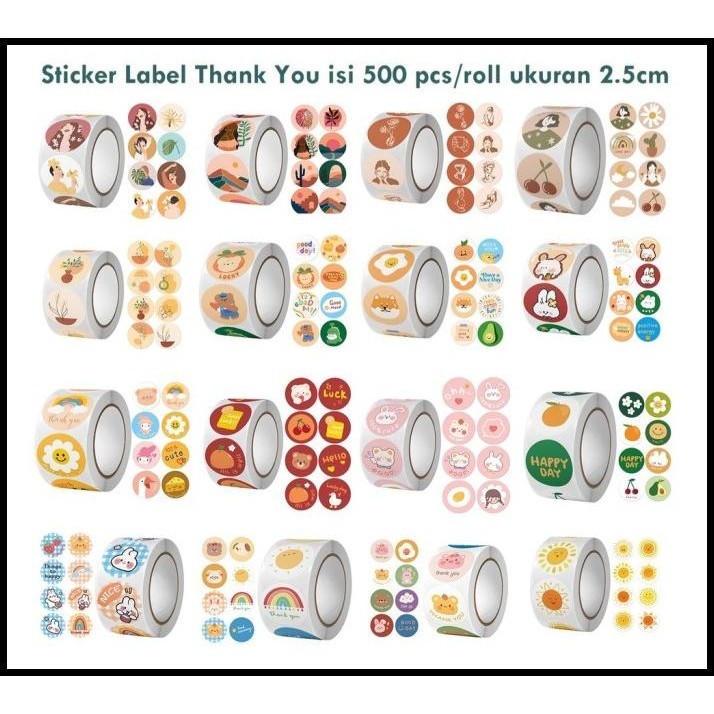 

HOT DEAL 500 PCS STICKER LABEL JOURNALING REWARDS HANDMADE BAKED WITH LOVE !