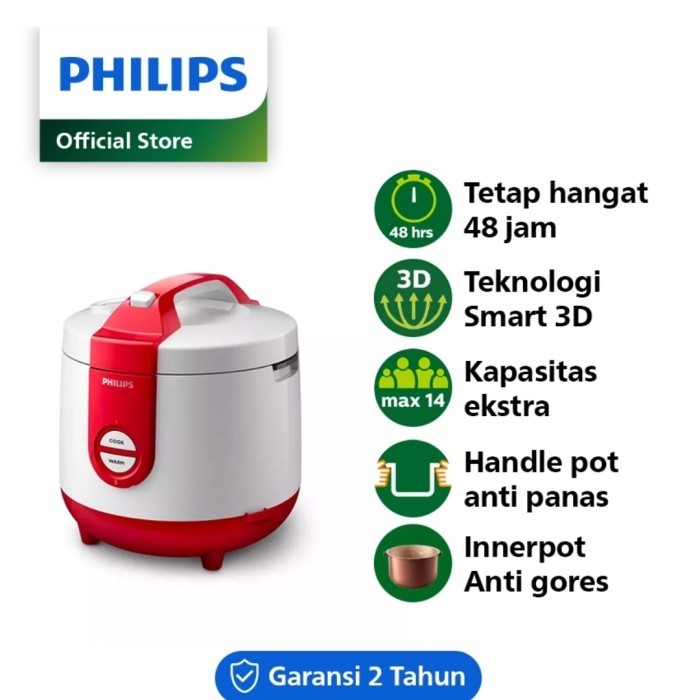 *#*#*#] Rice Cooker 2 Liter Philips HD 3119/32 HD3119 Mejikom 2L Magicom Murah