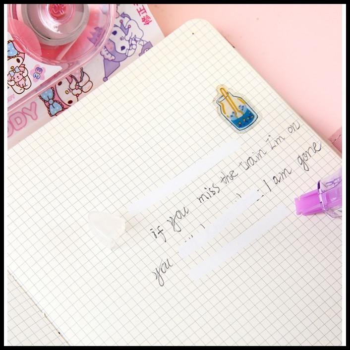 

GRATIS ONGKIR J3 - TIP EX SANRIO SET 4PCS LUCU CORRECTION TAPE LUCU !!!!