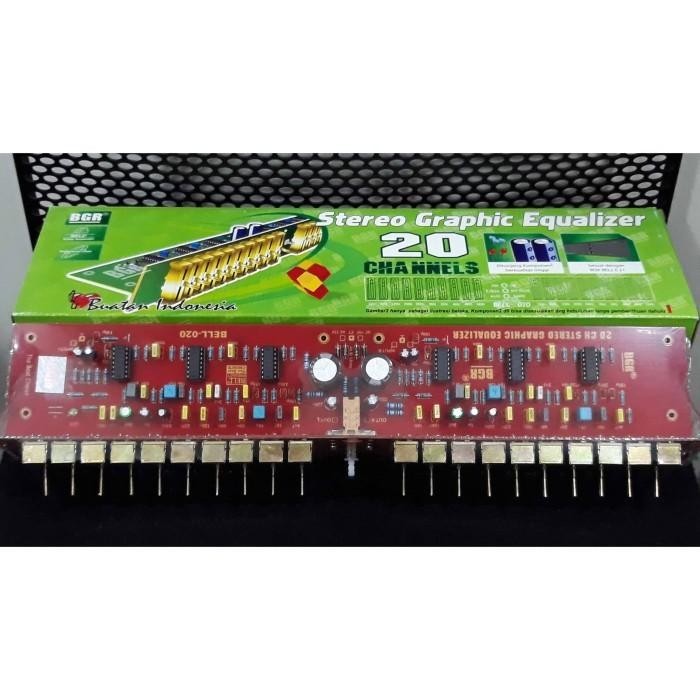 Kit Equalizer 20 Channel Stereo Graphic Equalizer