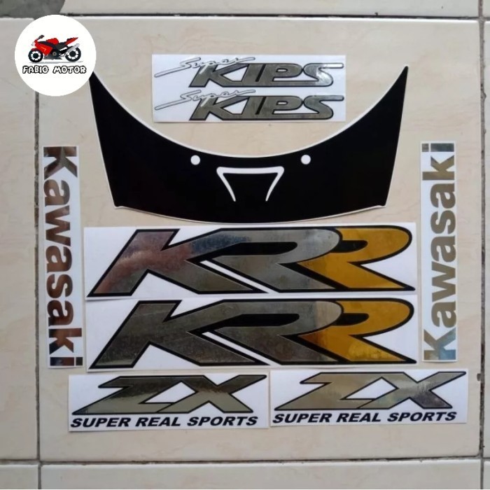 Stiker Striping Ninja Rr Old Krr Zx Sier Crom