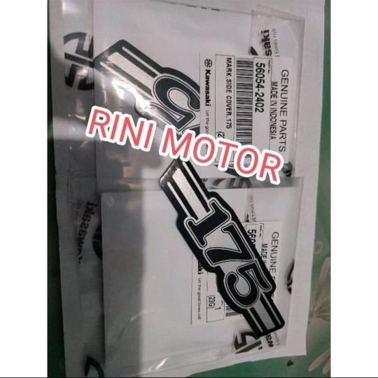 Stiker Striping Bok Aki W175 Se W175Se Sier Sepasang