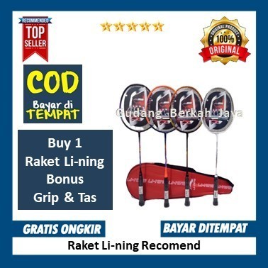 RAKET BADMINTON LINING LI-NING / FREE GRIP&TAS / GUDANG BERKAH JAYYA