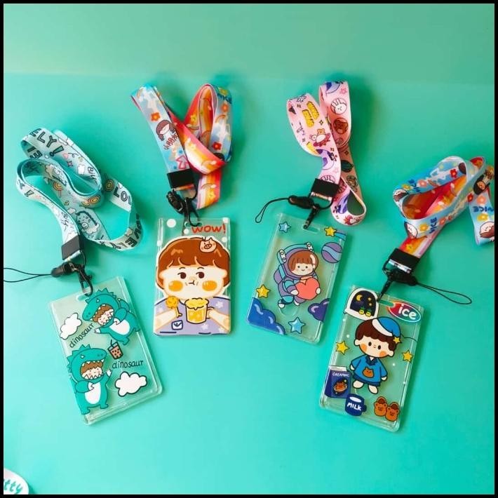 

HOT DEAL NAME TAG HOLDER KARAKTER KAWAI LUCU TEMPAT KARTU | ID CARD HARDCOVER !!!!!
