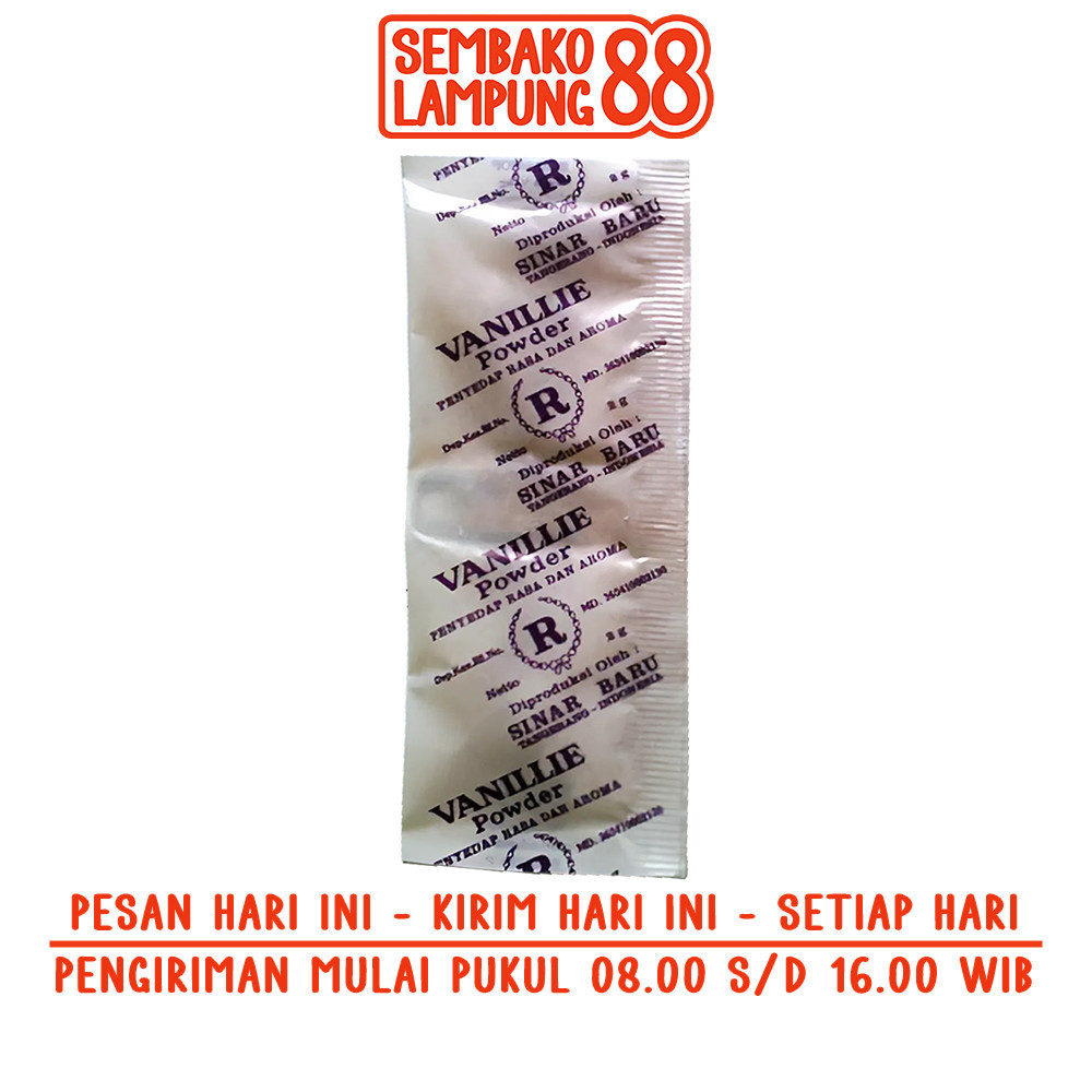 

Vanili Sachet 1 Gr | Sembako Lampung 88