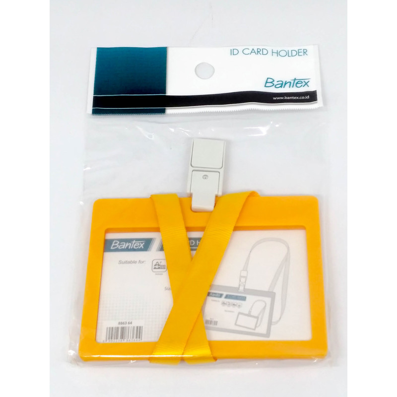 

Bantex Id Card Landscape + Lanyard Warna Kuning Mangga 886364