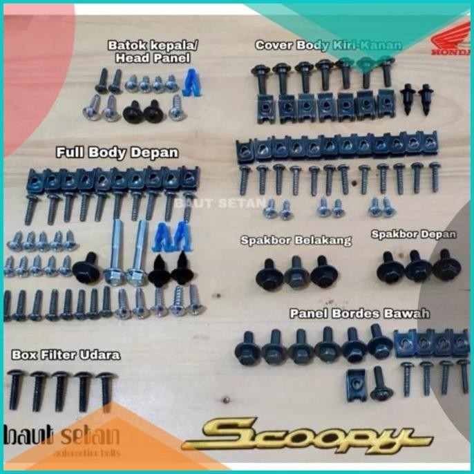 Baut full body scoopy fi/baut lengkap set body scoopy fi 13m4yZ4 tools