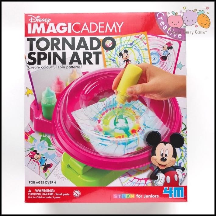 

DISKON 4M DISNEY IMAGICADEMY TORNADO SPIN ART MICKEY MOUSE STICKER !