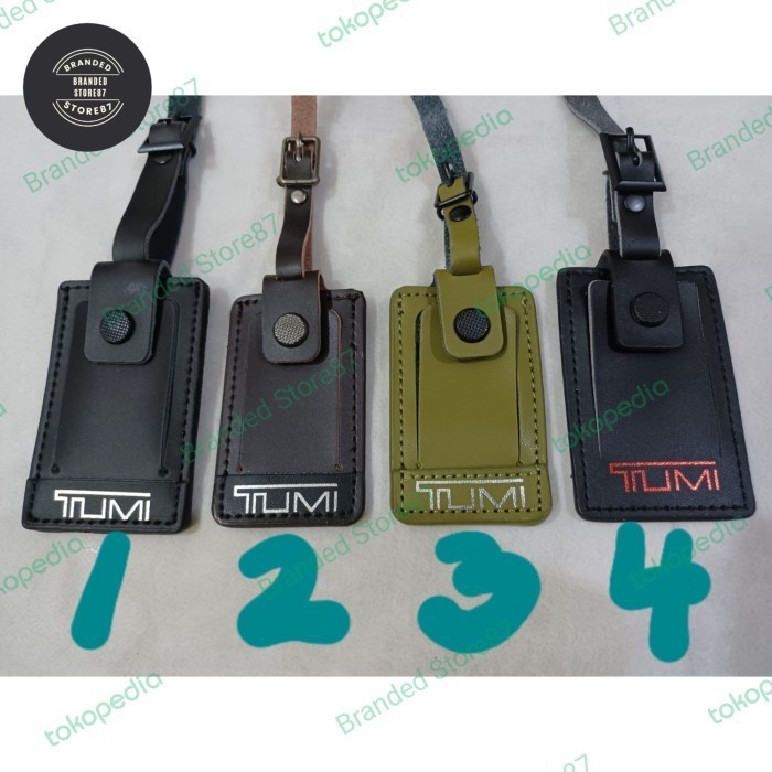 Name Tag Tumi Kilit Asli