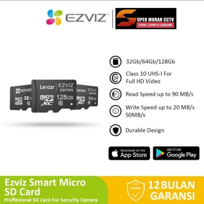 Ezviz : Eazy Package Paket Smart Home Indoor Outdoor Wifi Cctv