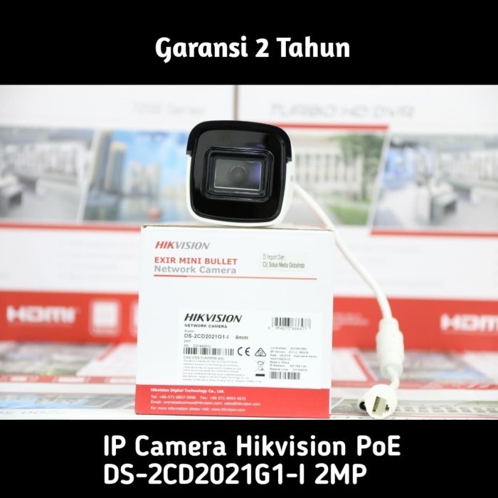 Ip Camera Hikvison Poe Full Hd 1080P/2.0Mp Ds2Cd2021G1-I