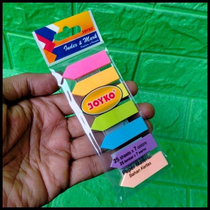 

TERMURAH 1 SACHET PEMBATAS BUKU KERTAS STICKY NOTE WARNA JOYKO GROSIR !!!!!