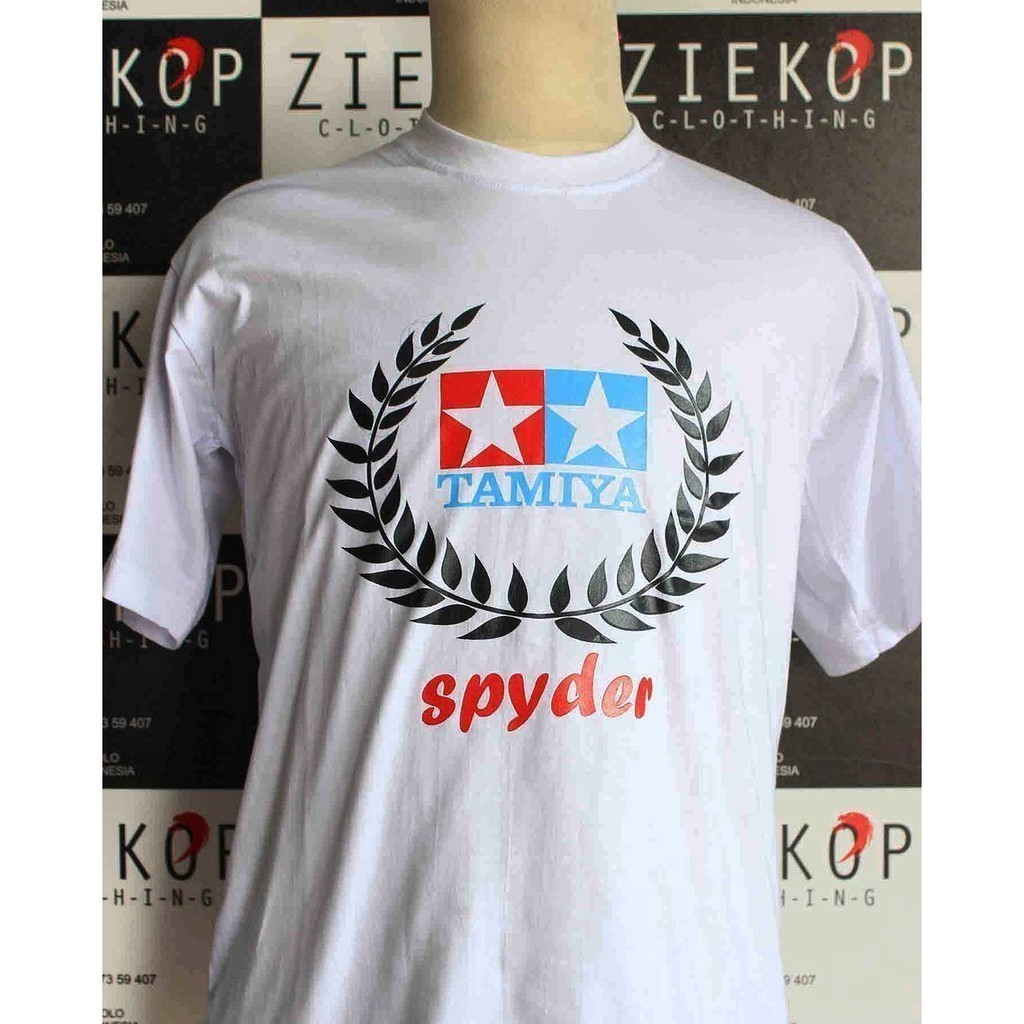 Kaos T Shirt Pria Tamiya Spyder