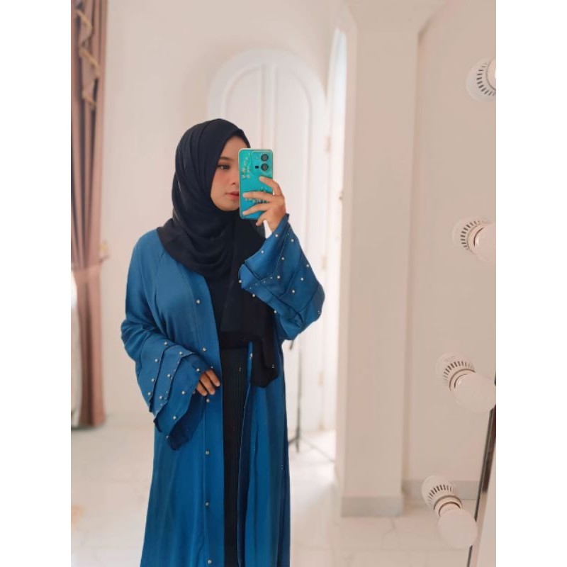 ABAYA SAFIRA // GAMIS OUTER TERBARU // GAMIS ARAB // ABAYA TURQI //OUTER 2 IN 1// CARDIGAN