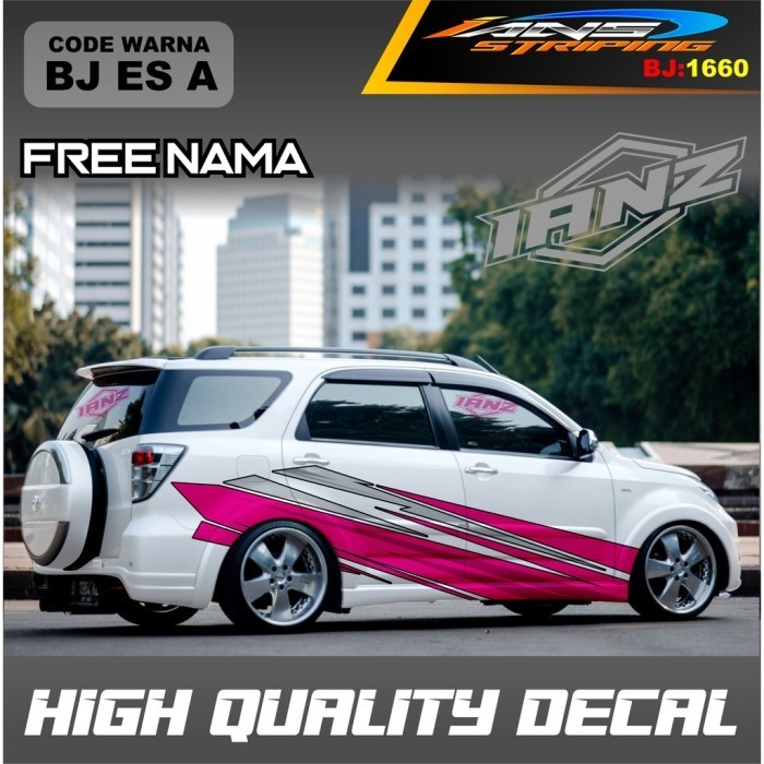 Stiker Variasi Mobil Terios / Variasi Sticker Decal Mobil Avanza Xenia