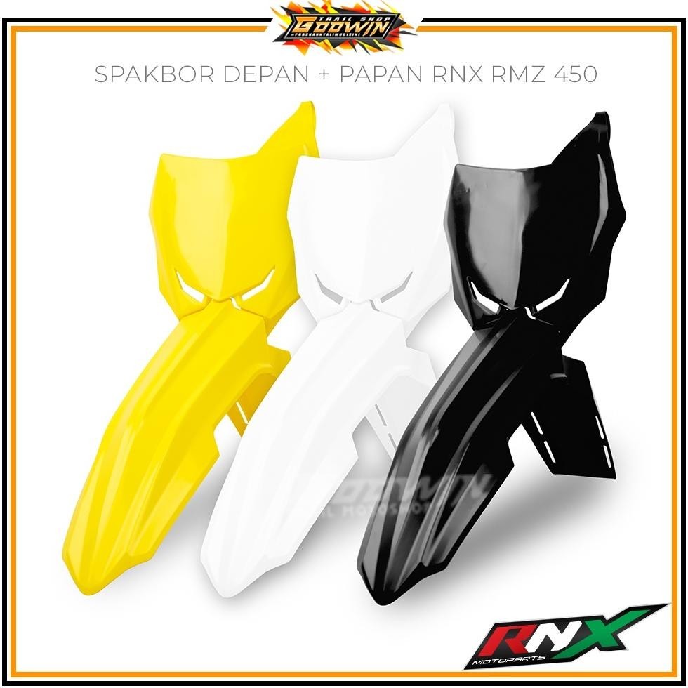 Barangmurahco Spakbor Slebor Depan Papan Nomor Plat Nomer Rnx Rmz 450 Universal Trail Crf 150L 250 4