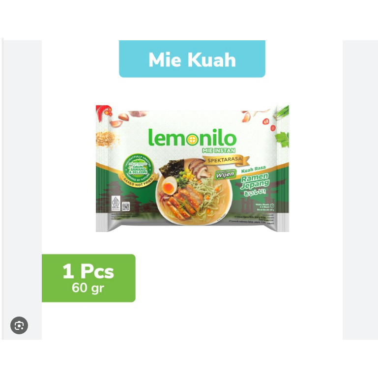 

Mie Lemonilo Kuah Ramen Jepang Original