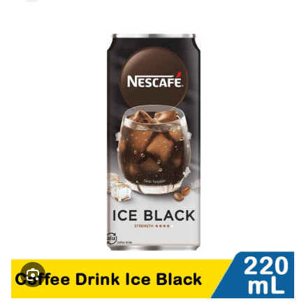 Nescafe Ice Black Kaleng Original