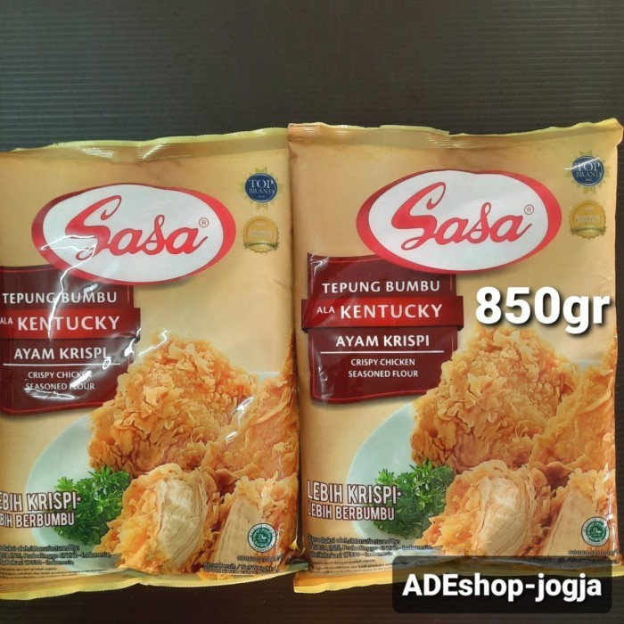 

favorit] tepung bumbu ayam goreng renyah crispy fried chicken 850 gr kentucky