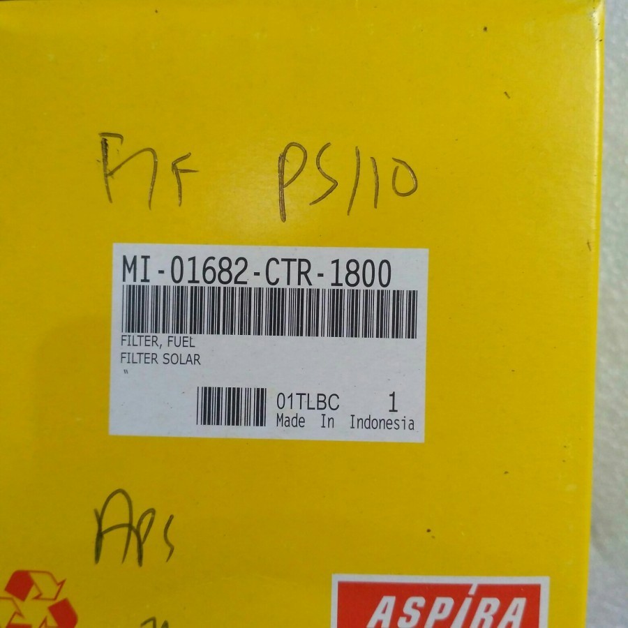 saringan solar / filter solar ps 110 canter merk aspira