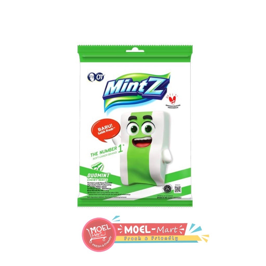 

MINTZ Chewy Doublemint Candy 125Gr