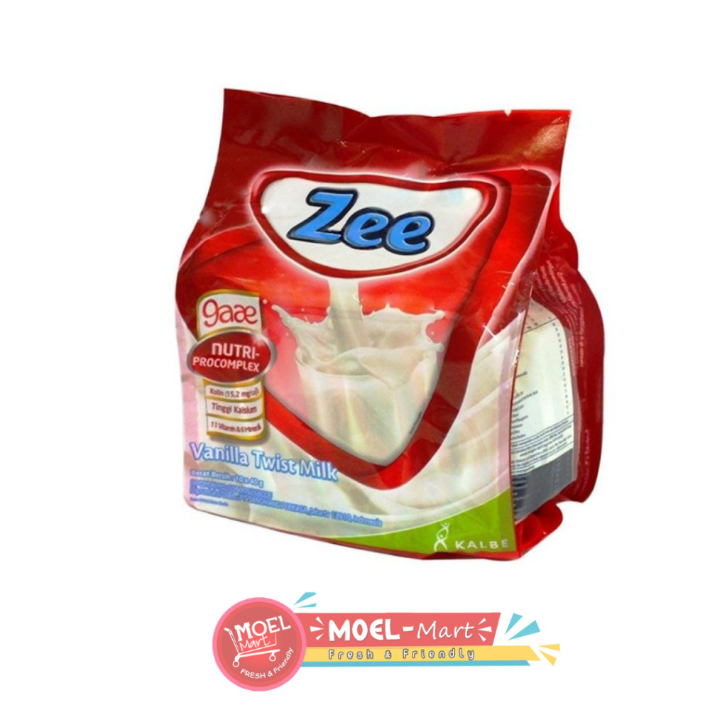 

ZEE Vanilla Twist Milk Bag 10 Sachet x 40gr