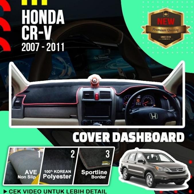 Cover Dashboard Honda CRV Gen 3 Alas Interior Mobil Dasboard Antislip