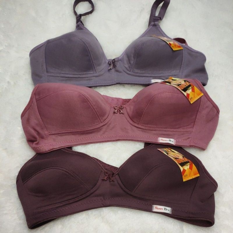 VGz Bh Sport Murah Tanpa Busa Dan Tanpa Kawat Adinda/Bodifit,34,36,38,40,42,44,46 N69